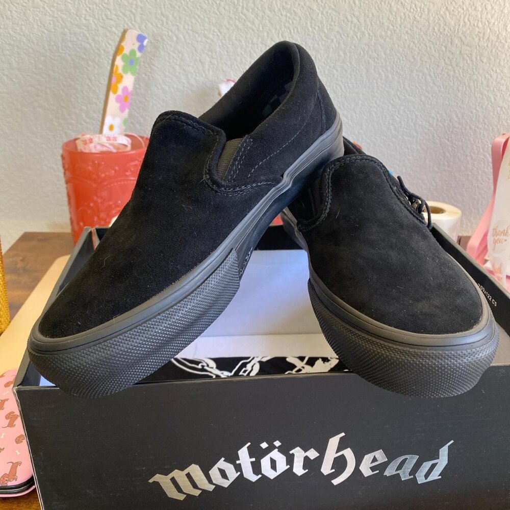 LIMITED EDITION Vans Skate Slip On - (Motorhead) Blackout